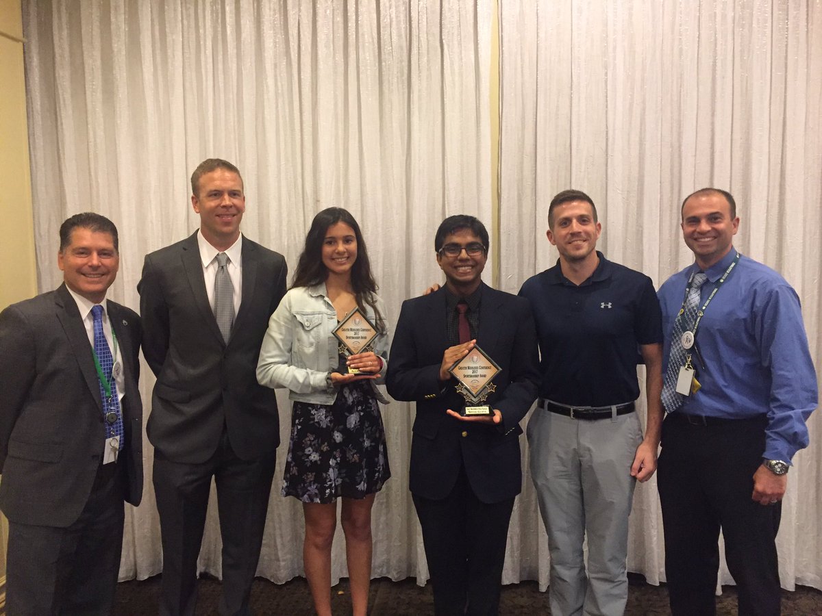 EB_Athletics's tweet photo. Congratulations Aliza and Ricky for being East Brunswicks GMC Sportsmanship winners. Go Bears well deserved. https://t.co/wha5qQf7cV