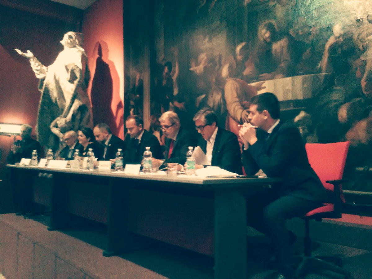 siamogenova's tweet photo. Inizia il confronto tra i candidati alla sala Quadrivium. Economia, sociale, lavoro, famiglia: #MerellaSindaco porta la voce dei #Ge9Si. https://t.co/NcbuHaMrpB