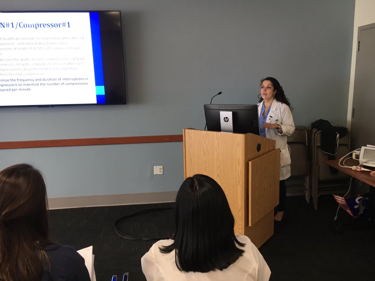RN Grand Rounds,"Cardiac Arrest: It's not only about the C-A-Bs;it's about a confident and knowledgeable me." So proud. <a href="/AllinatTheAllen/">AllenHospital</a>