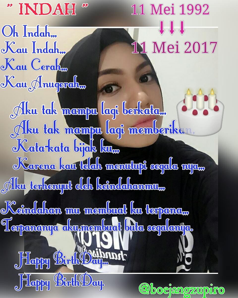 #HBD25thIndahNevertari ,HBD ka Indah <a href="/indah_nevertari/">Indah Nevertari</a>  WYATB😘 Stlah d IG,di Twitter jga ngucapin #indahnevertari #ineversal #ineversalbekasi
