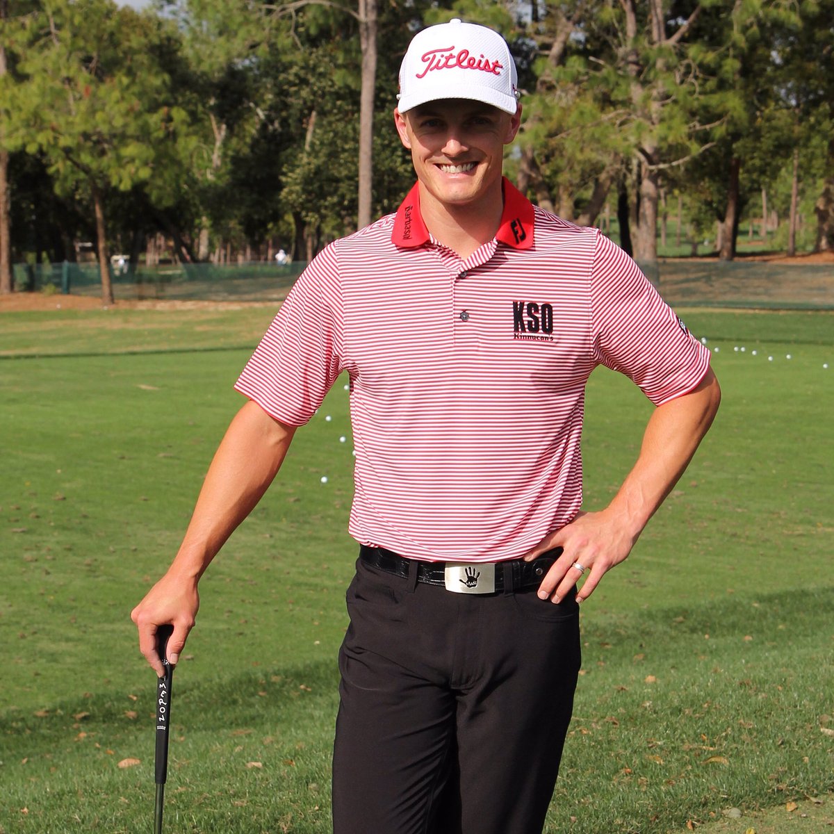 Kinnucans's tweet photo. Help us wish @BlayneBarberAU luck as he gets set for his 1st start @THEPLAYERSChamp! β³οΈππΌ #Kinnucans #ThePlayers #TeamKSO #KSOfamily https://t.co/P1foVV15vO