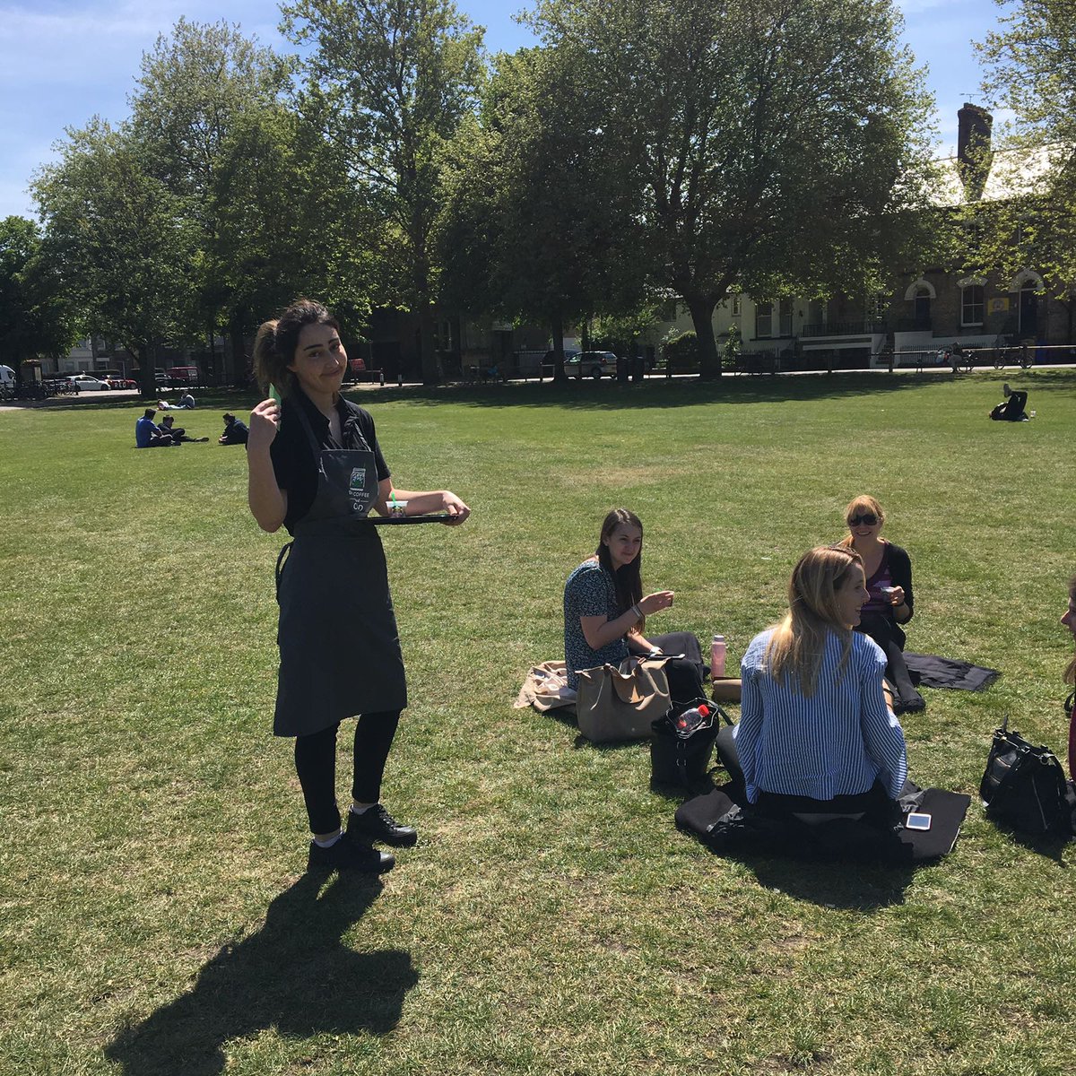 sbuxregentst's tweet photo. We have been busy in the sun today! https://t.co/FAaIJC54Bj