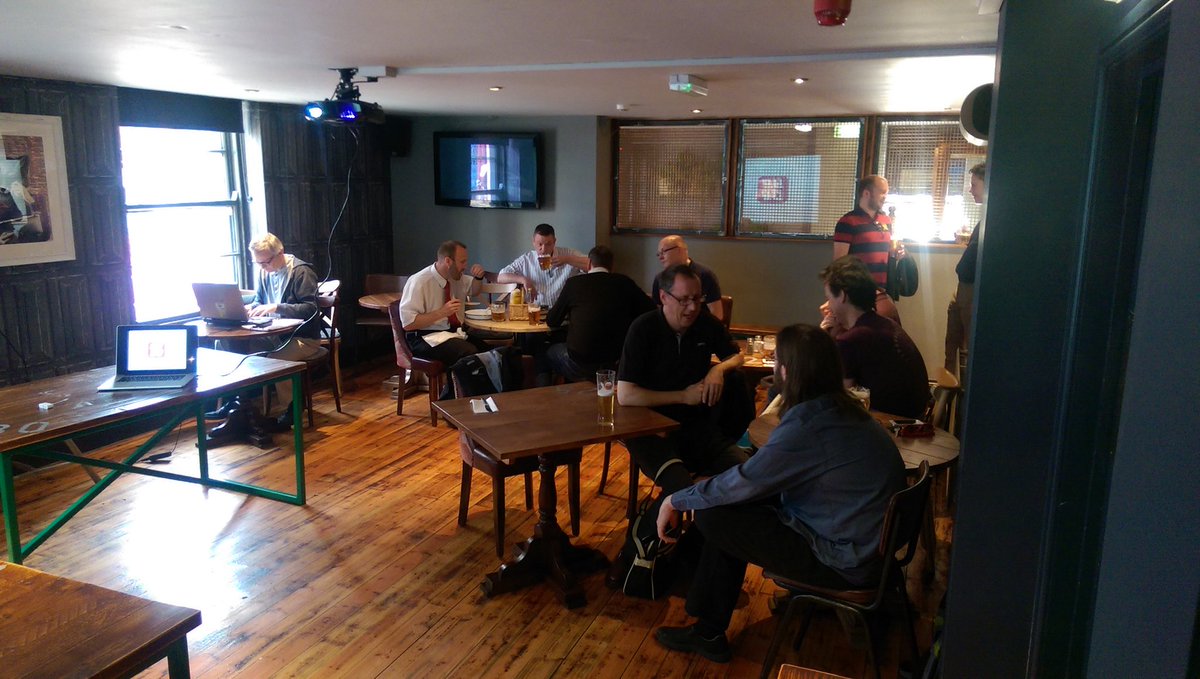 yodbuk's tweet photo. The crowd is gathering for YoDB#8 https://t.co/Cg4RxmzLfP