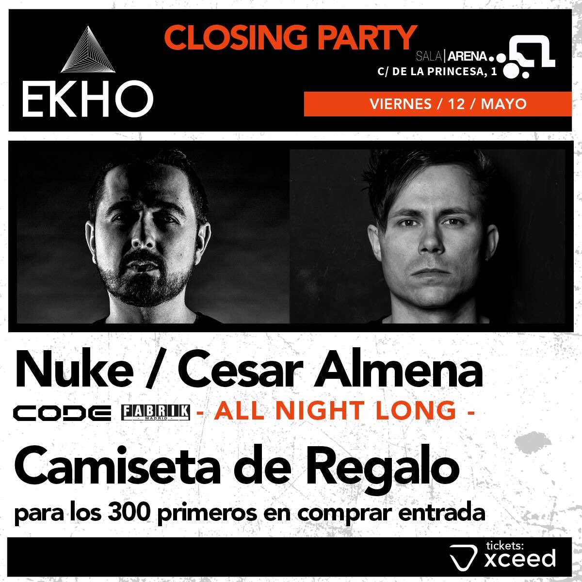 fabrikdiscoteca's tweet photo. RT si quieres venir gratis a nuestro Closing en EKHO ❤️ https://t.co/l6kxYFfMP7