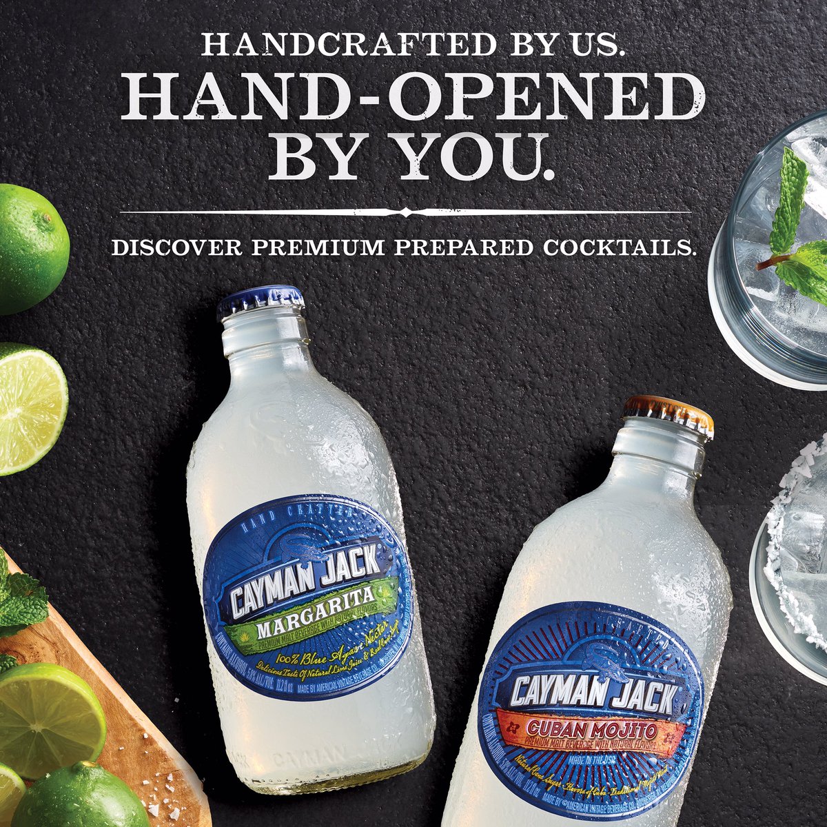 HCCGFest's tweet photo. Get ready to enjoy a premium cocktail at the HOUSTON CRAWFISH, CRAB &amp; GRILL FESTIVAL. Start the party at the twist of a cap. #CaymanJack https://t.co/m8j9X8DdUZ