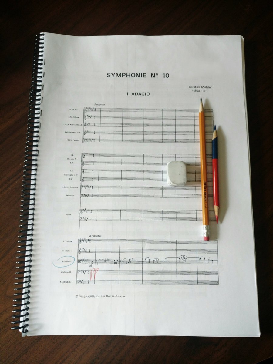 Tal_Samuel's tweet photo. Two more days for first gig this summer! Mahler 10 and Lieder eines fahrenden Gesellen. Not too shabby... https://t.co/TuqKZSe0ox