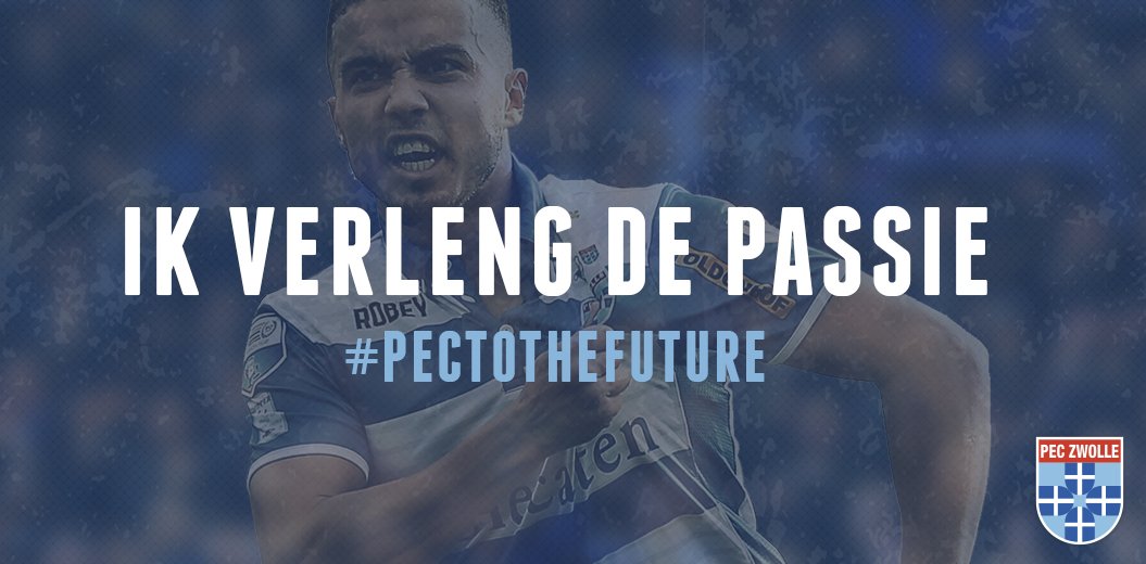 Weer voor een Jaar verlengd! <a href="/PECZwolle/">PEC Zwolle</a> #PECTOTHEFUTURE