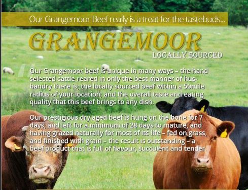 Russell Hume Grangemoor #britishbeef #lovemeat #steak Call 0845 688 0089