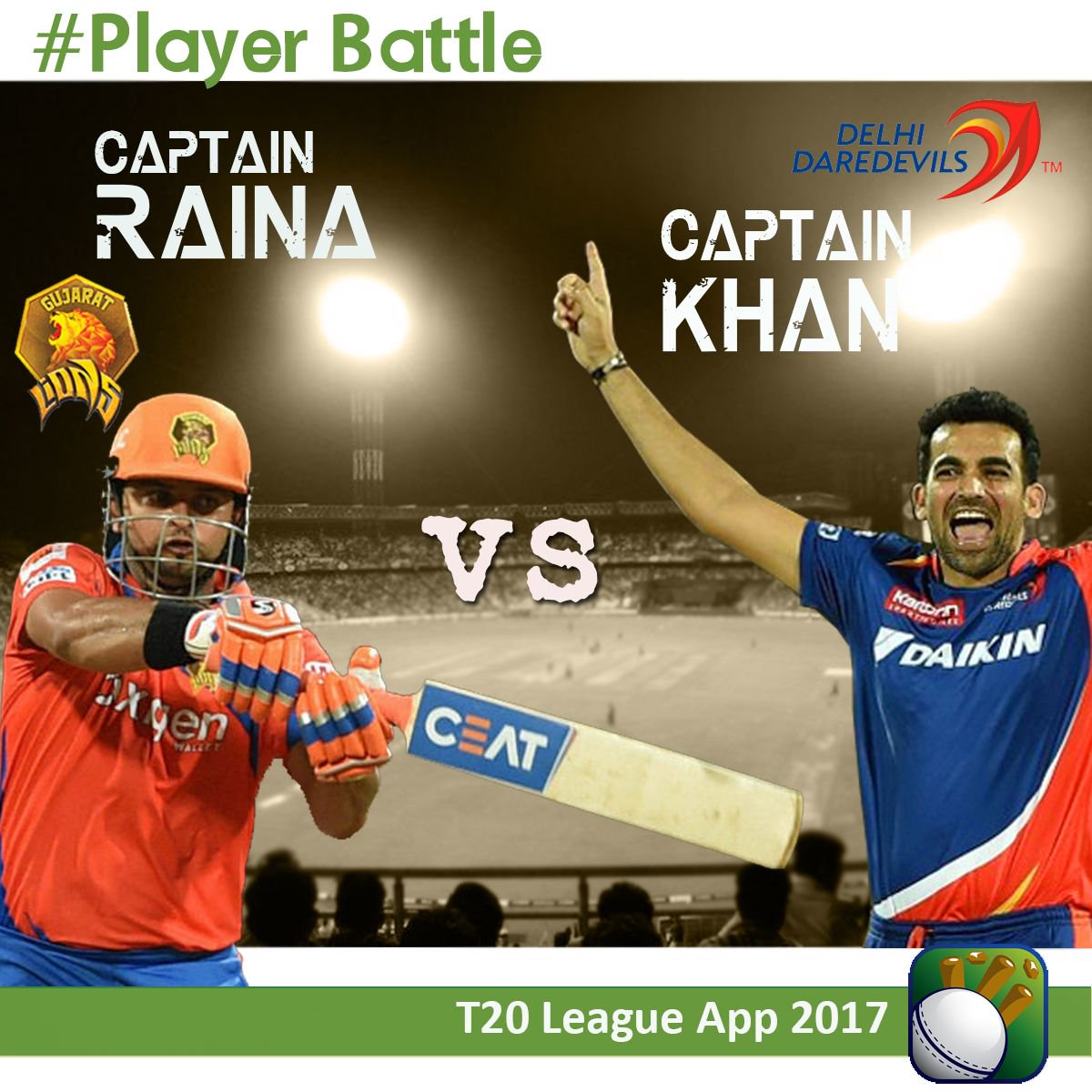 IPL2017App's tweet photo. It's the skill vs experience!
@ImRaina vs @ImZaheer
#IPL2017 #IPL10isHere #IPLt20 #predict2win
Follow the game here: https://t.co/orK9vCUnht https://t.co/8nA1pIoFTa