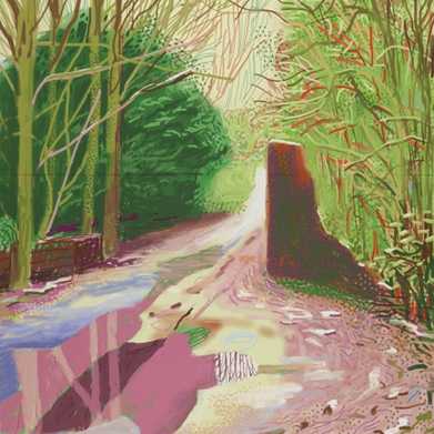 TSPressUK's tweet photo. New work for Wind Quintet after Hockney's Arrival of Spring in Woldgate East Yorkshire https://t.co/f4ygOey9tB https://t.co/xeSsu0lmxs
