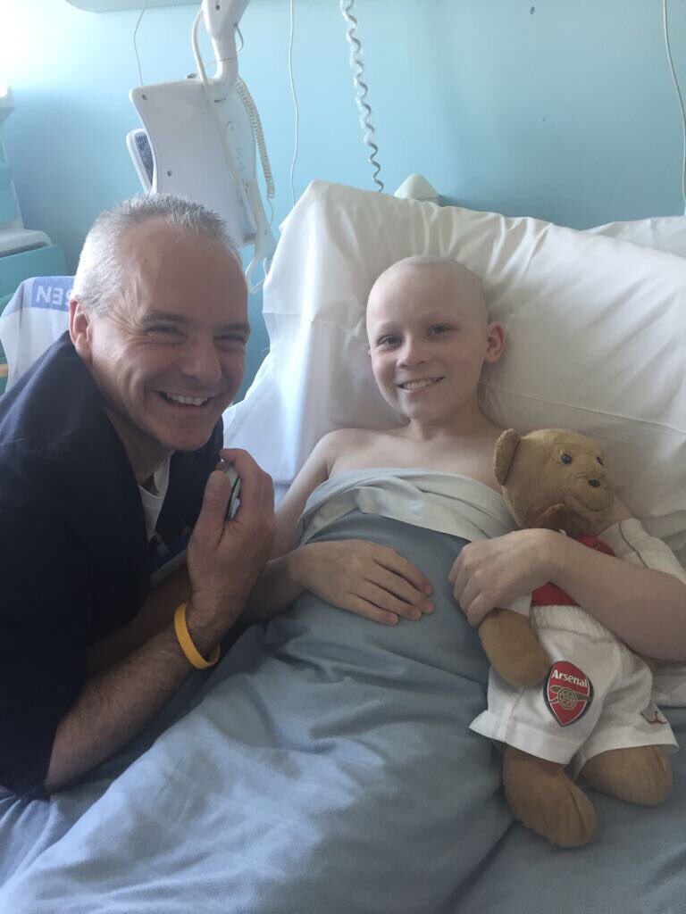 We try make a difference at every visit and Paul &amp; Josh show us the results here! #spreadasmile #SunAwarenessWeek #arsenal