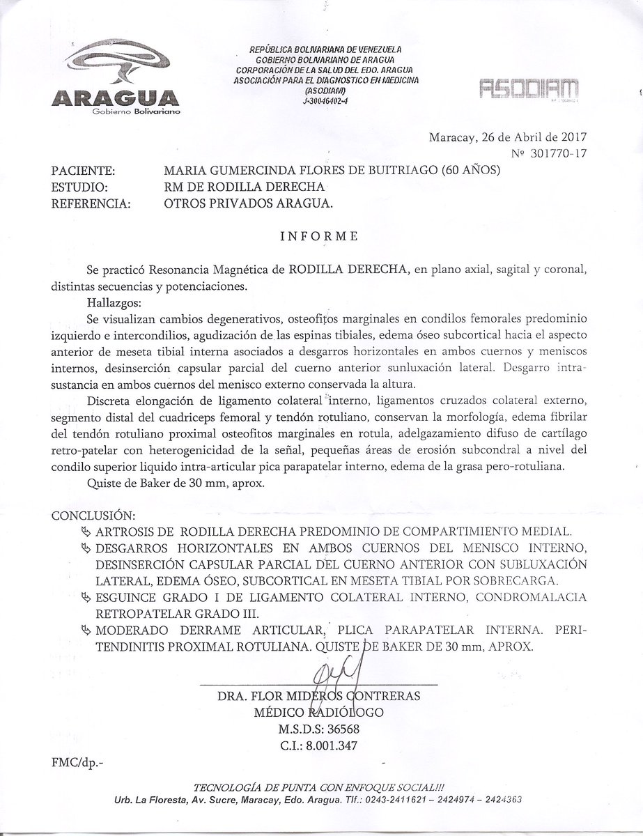 justosvaliente3's tweet photo. @ViceVenezuela @NicolasMaduro necesito ayuda protesis de rodilla derecha Genesis II. informacion aqui leunam82buitrago@gmail.com,4162438709 https://t.co/89wCfnVZFq