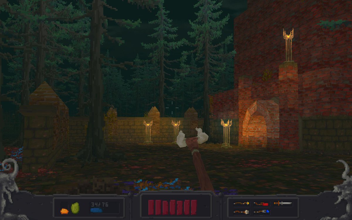 Skybladev2's tweet photo. Autumn Night 3D Shooter - oldschool 3D #softrender FPS by #sb3d is released on #Steam
https://t.co/ODJQSKCO4k
#indie_ru https://t.co/LC91reOMHh