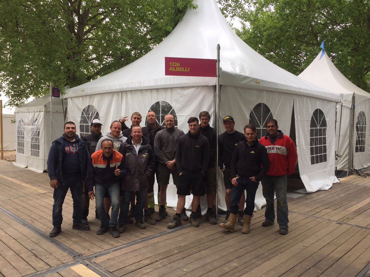 Last day <a href="/LibelleZomerwk/">Libelle Zomerweek</a>. 15.000m² tents and 12.000m² walkways: check! Congrats to our team for successfully completing this project!