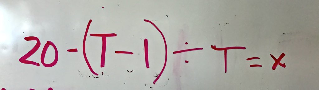 thewright_class's tweet photo. .@YRDSBmath @AldergrovePS (Click on the pic to see the whole solution) Where T = term #
#studentsolved #wearemathematicians https://t.co/7Iislg7ftO