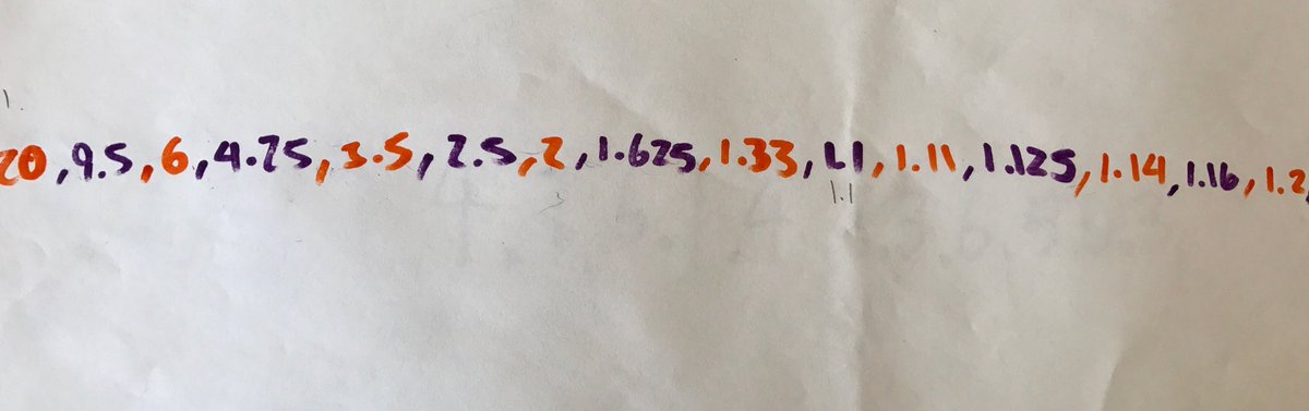 thewright_class's tweet photo. What's the pattern??? 😕 #studentcreated #mathchallenge (See answer in reply) #yrdsbMath @YRDSBmath @AldergrovePS https://t.co/wuUlti7reS