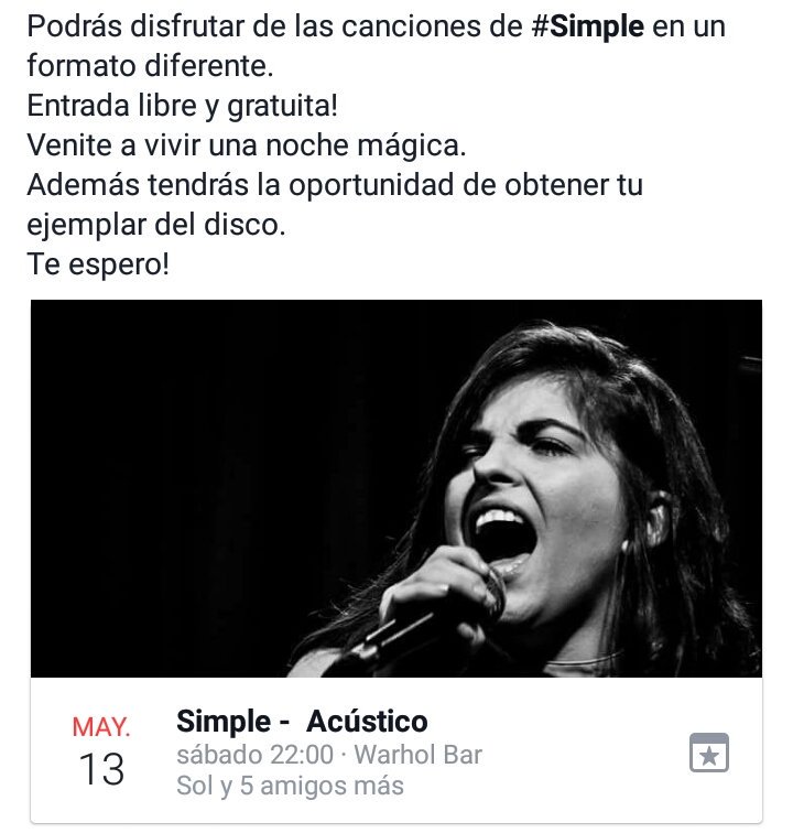 PrensaCabrera's tweet photo. Este sábado @SolCabreraOk dará un show diferente con entrada libre y gratuita. Av. Maipú 4185 Olivos. https://t.co/Pp7nVKyNPt