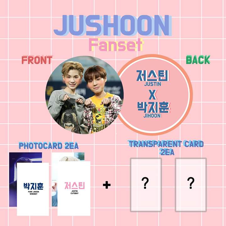 kpopcasesc's tweet photo. [PLS RT] 🙏❤
Preorder #JUSHOON  FANSET
♡ ราคา120บาท
♡ รายละเอียด+การสั่งจอง https://t.co/lCvCI74c0C
#ตลาดนัดproduce101 #PRODUCE101 https://t.co/EvfGYPXmAY