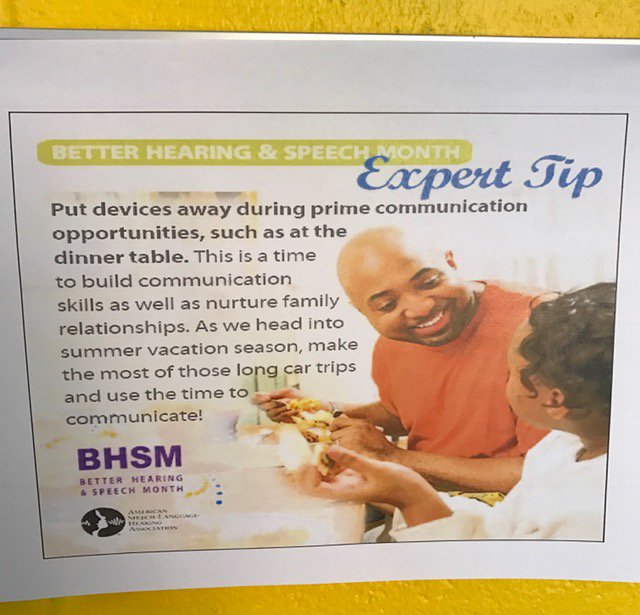 NBSspeecher's tweet photo. MAY IS BETTER HEARING AND SPEECH MONTH!! #peqpantherpride #speechies #SLP #BHSM https://t.co/xOQJfZ0Soa