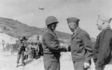 omarbradley293's tweet photo. Me with General George Marshall (@gc_marshall) and General Henry H. Arnold on Normandy beach in 1944 https://t.co/PJfHEbSpZa