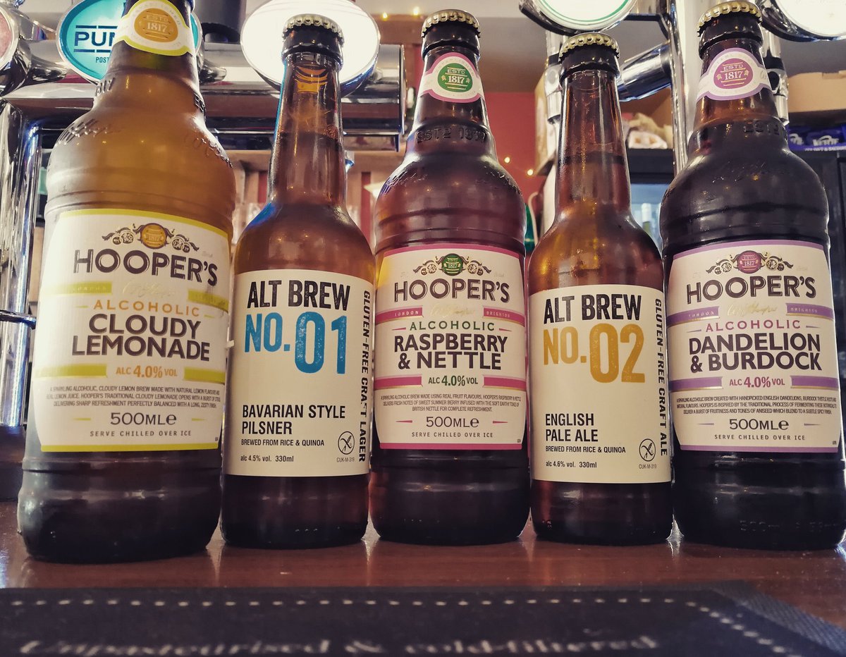 bottlednote's tweet photo. We have a wonderful range of gluten free beer! 
Autumn Brewing Co.
Hooper's

Ask behind the bar and discover a whole new world! https://t.co/wlivY6zzTw