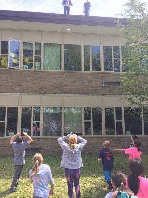 Taft_PLS's tweet photo. Ms. Szymanski &amp; Mrs. Zerger's #STEM Egg Drop Contest Design was a big hit with the kids.  #innovators https://t.co/KwK9Ui1srU