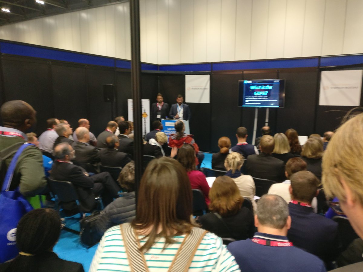CIS_Oxford's tweet photo. Standing room only at our packed out #gdpr presentation at Accountex 2017. If you want getting up to speed. Contact us https://t.co/Pgx9LYo0bS