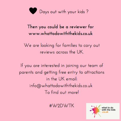W2DWTK's tweet photo. Would you like to join us as a #Parent #Reviewer? #W2DWTK #Mummy #MyKids #LoveMyKids #DaysOutWithKids #DaysOut #WhatsOn #Daddy https://t.co/k9nxbXiqo3