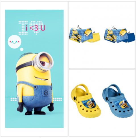 RegalosNinoscom's tweet photo. Complementos de verano de esos pequeños seres amarillos, los Minions.
#minions #verano #complementos #toalla 
https://t.co/5HqZ0Uq6pC https://t.co/yssI0pV1nr