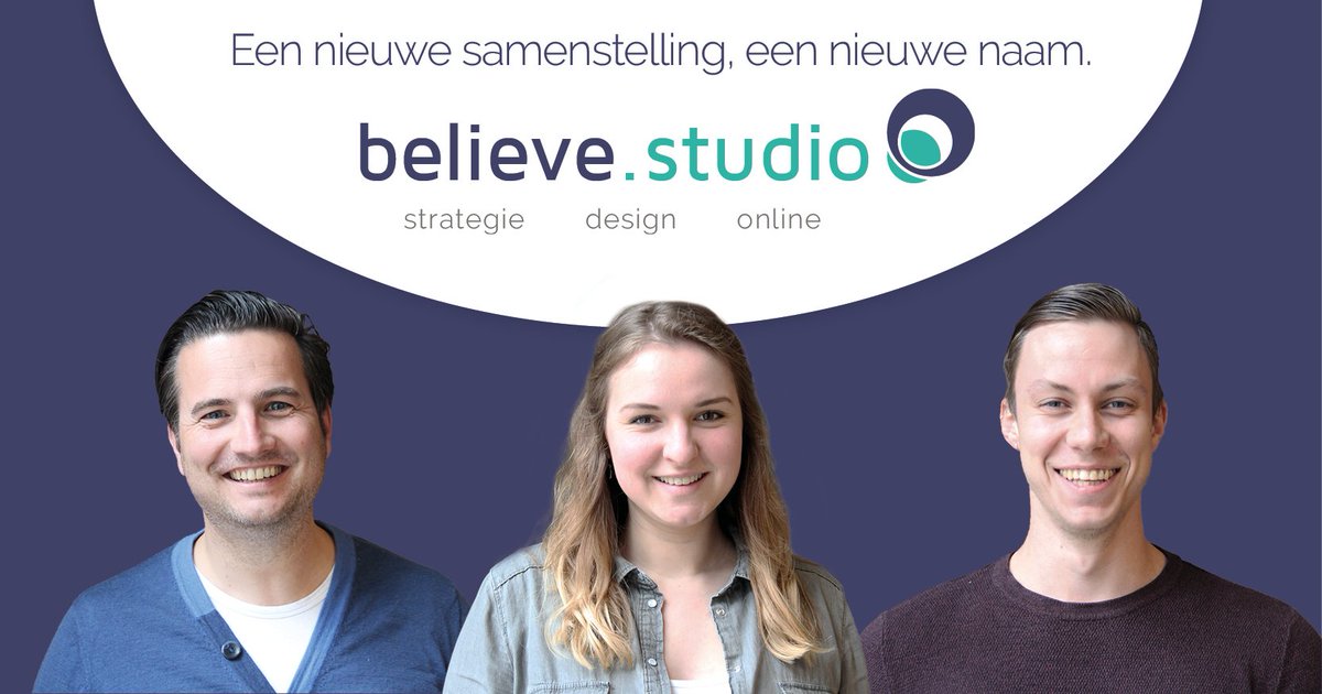 believe_IT's tweet photo. Van doordachte strategie met passend design tot online resultaat. #WeHebbenErZinIn https://t.co/V1o9ReWP6B