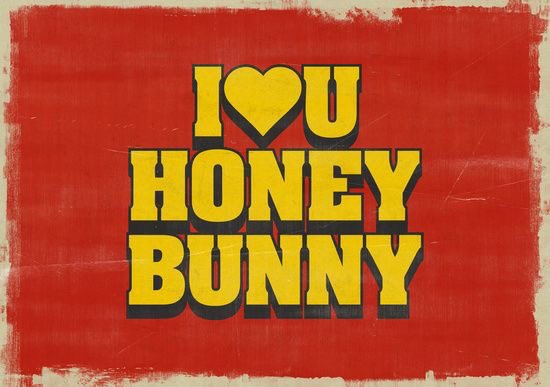 TarantinoFANSUP's tweet photo. I ❤️ U HONEY BUNNY! https://t.co/6UQhWM25mV