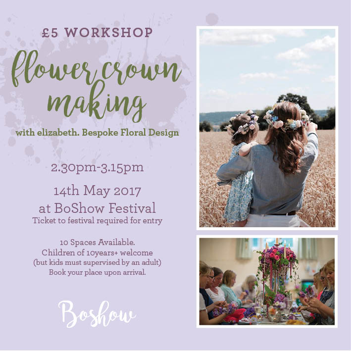boshowfestival's tweet photo. DIY brides, we've got you covered! Join us THIS SUNDAY for flower crown-making with the talented #ElizabethFlowerDesigns!🌺 #WeddingWednesday https://t.co/XvLwLFUsFZ
