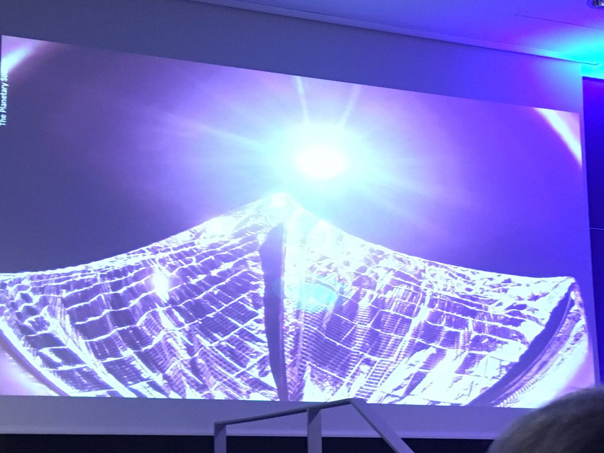 FabienAmoretti's tweet photo. Pete Worden : powerfull lasers might be useful for lightsailing but also planetary defense.
#space #spaceforumEU #Luxembourg https://t.co/h3cJ754tJL