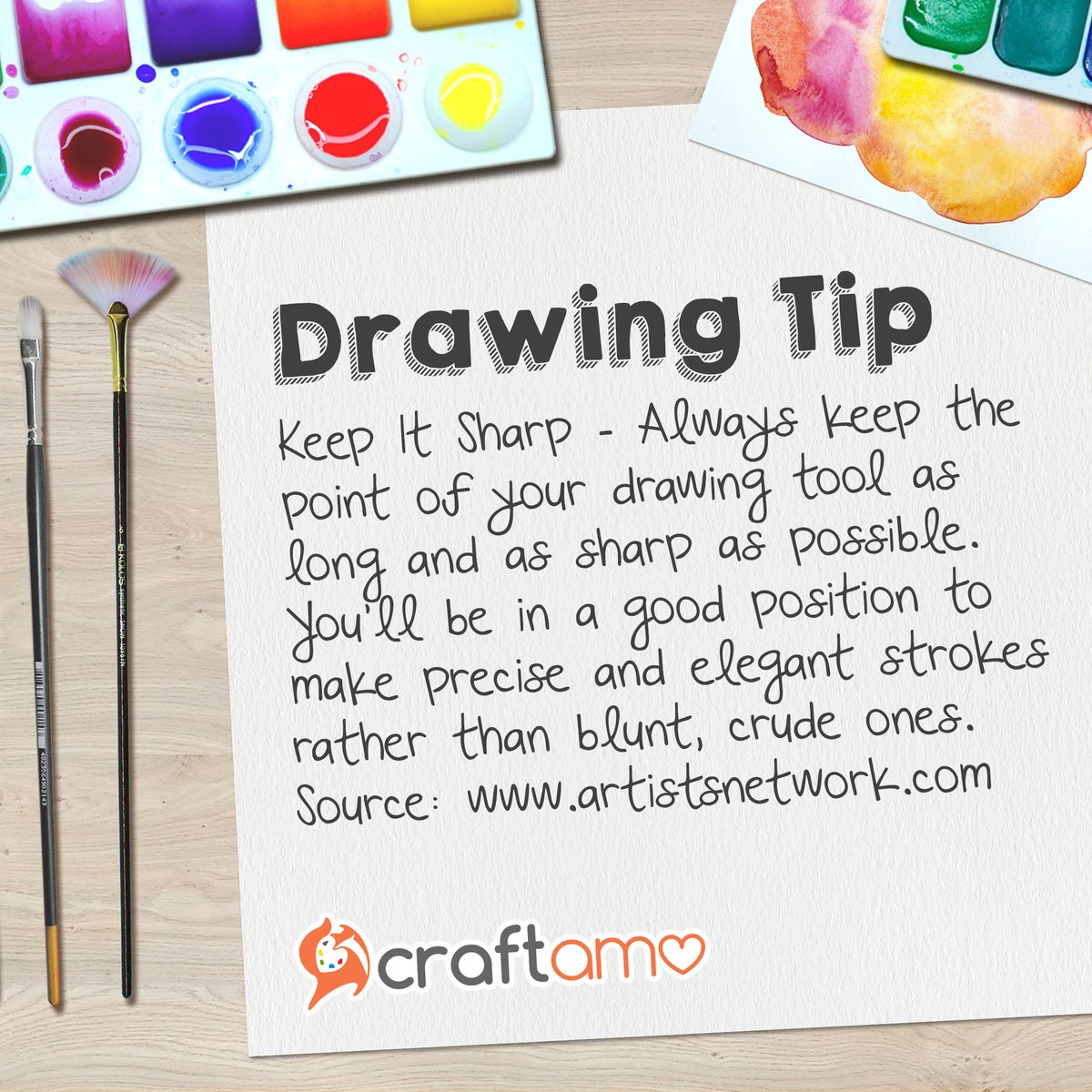 craftamo's tweet image. #DrawingTips: Keep your drawing tools sharp! 👩‍🎨  #LearnTheBasics #Craftamo #ArtTips