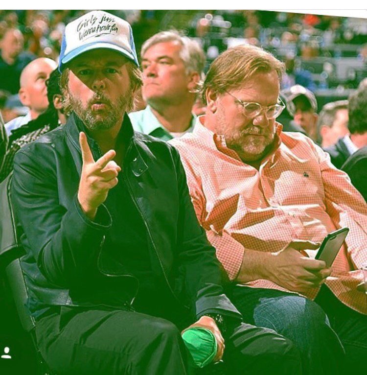 DavidSpade's tweet photo. Me and @Imkevinfarley at Celtics game. The one where Isaiah went off https://t.co/HUDEjrJD5c
