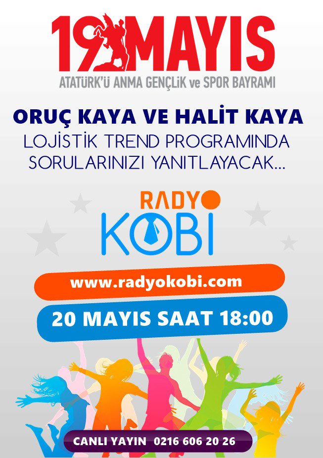 Radyomuz 20 Mayısta yayın hayatına başlıyor. #lojistiktrend adlı İlk programımızı mutlaka dinlemeniz önerilir.