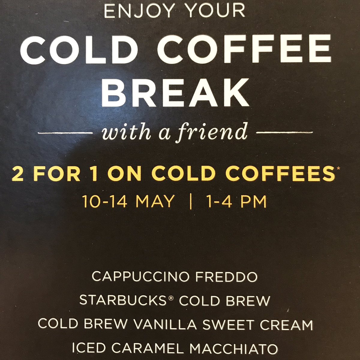 StarbucksBrum's tweet photo. Happy Cold Craft Day! #birmingham #brumhour #brumisbrill #starbucksuk https://t.co/PYOuvKWBlY