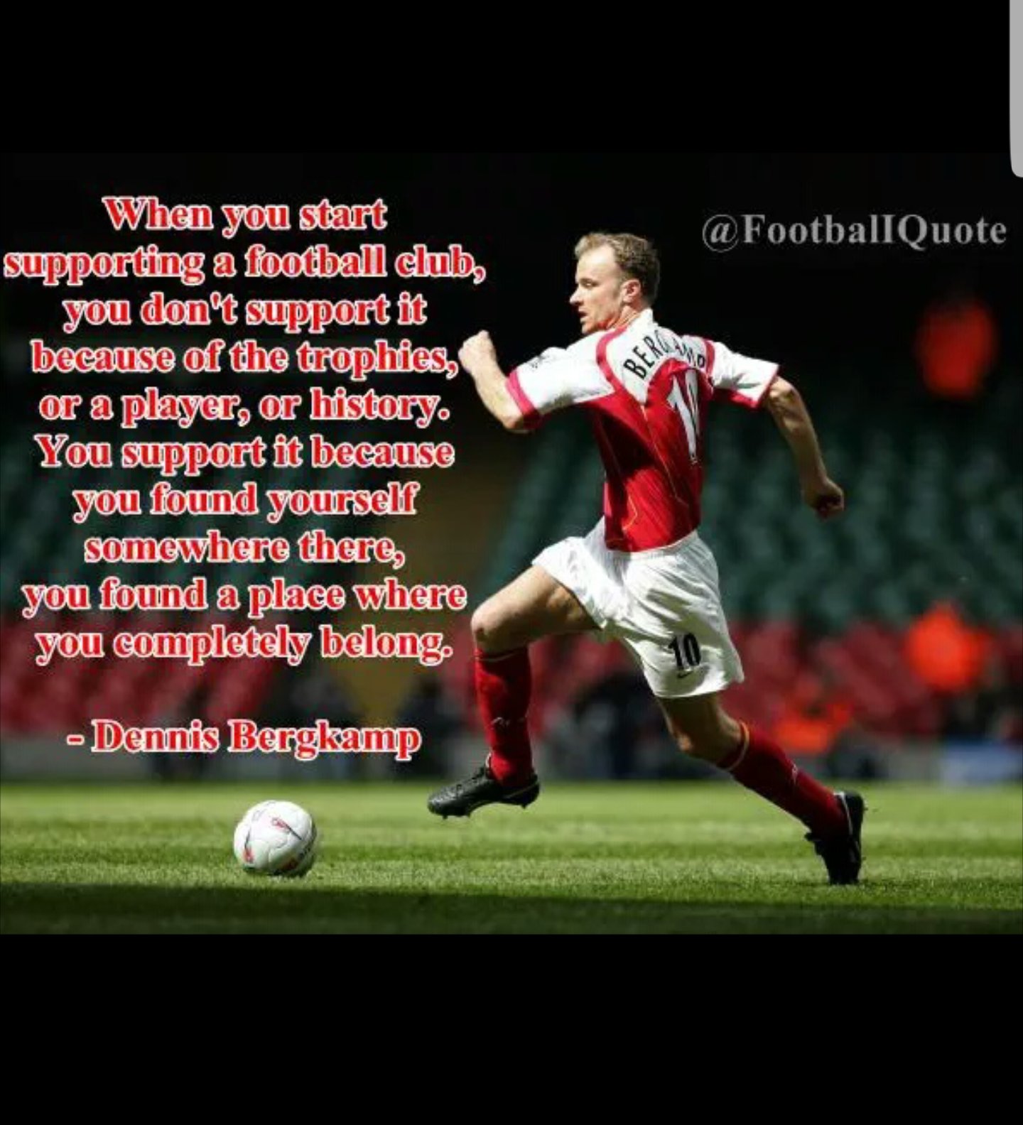 Happy Birthday Dennis Bergkamp! One of the reason why i love Arsenal. 