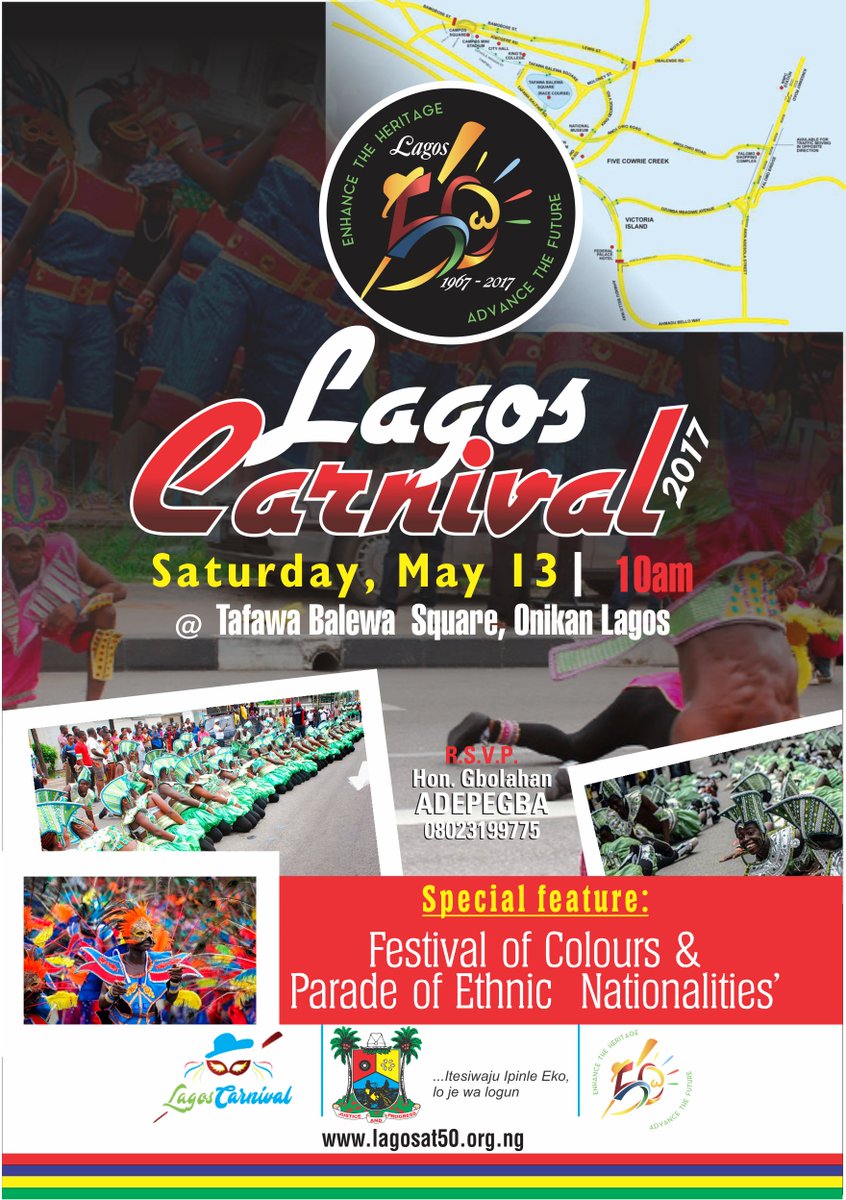 Lagos_At_50's tweet photo. Join the celebration! #LagosCarnival #LagosAt50 #LagosEvents #lagos https://t.co/TGStWo5t0U