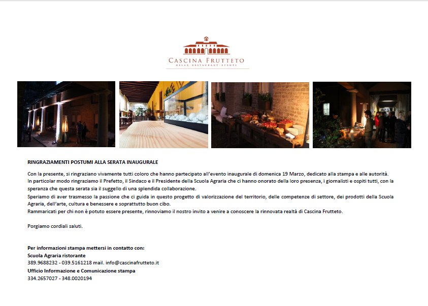 Cascina Frutteto tweet media