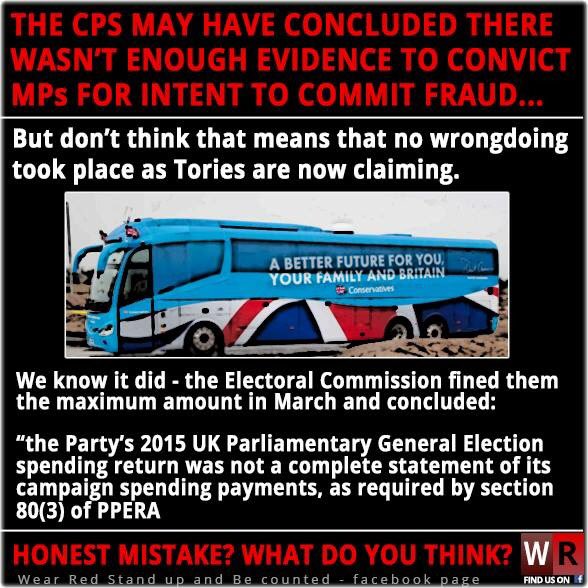 No Tory election charges, so thats going to annoy some people C_eK2R6WAAAmmK_