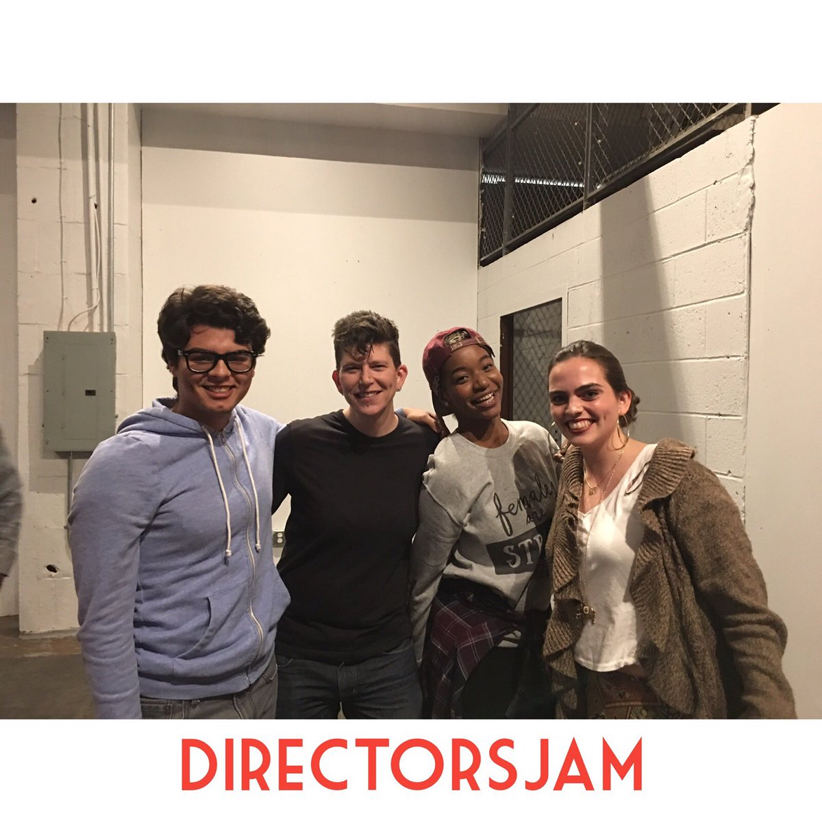 brothatrain's tweet photo. Iraisa Ann Reilly with her talented cast at @DirectorsGather #directorsJAM #PHILLYnow #arts #theater https://t.co/0Jp4icc9jS