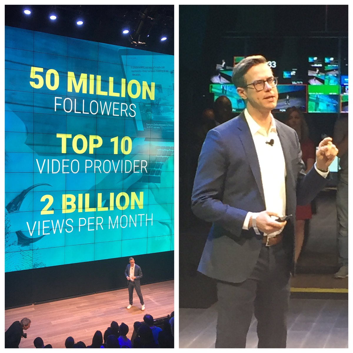 Beet_TV's tweet photo. The INSIDER effect combines data + storytelling + distribution to reach & engages 50M audiences @businessinsider @nichcarlson #BInewfronts https://t.co/B1cVgxJVaB