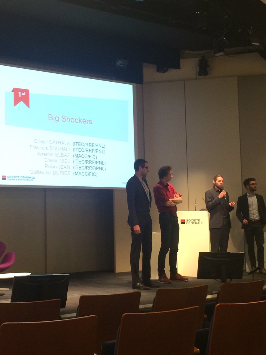 PaulDesert's tweet photo. Big Shockers Team winner 🏆#1idea #GBISHackathon https://t.co/ZW5nlFCxxo