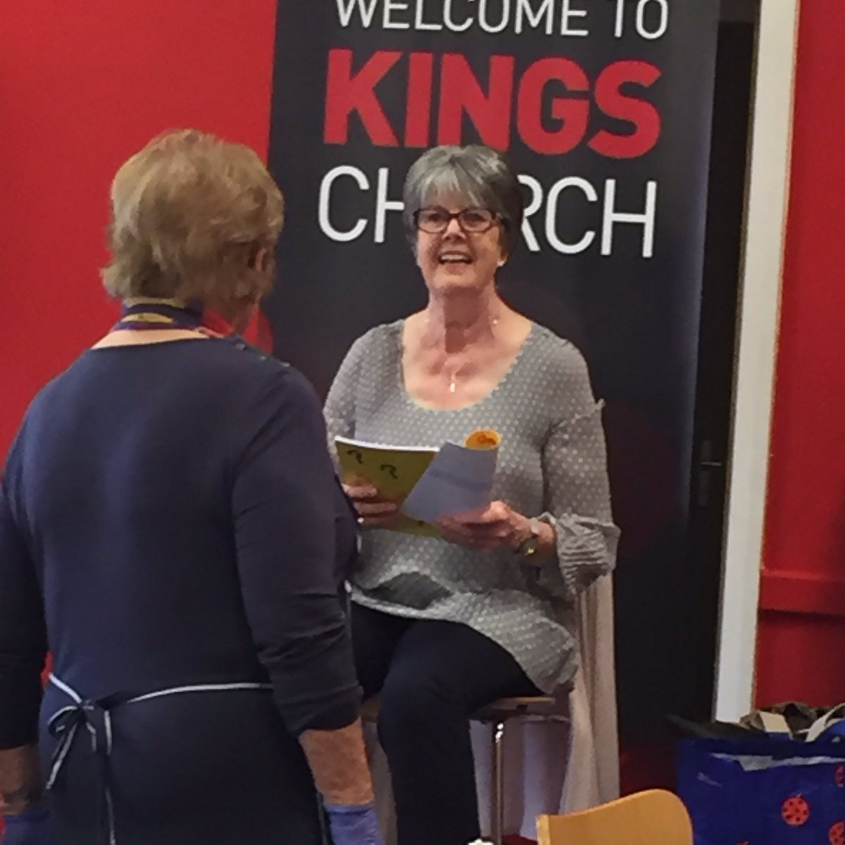 AnnStrickland1's tweet photo. What a great start @KingsBlackpool Coffee Mornings...
#LotsFun #GoodGrub #NewFriends #TotallyInspired
#lovedTheQuizz Even though we lost ๐ https://t.co/ehCPbRmIgW