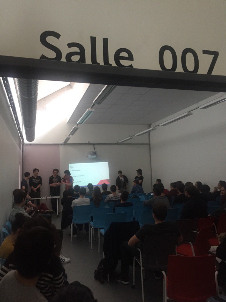 YnovToulouse's tweet photo. @YnovToulouse #Ydays #Rogue-Like #Ingesup #Lim'Art Prez en cours https://t.co/aJKkc2Dk3u