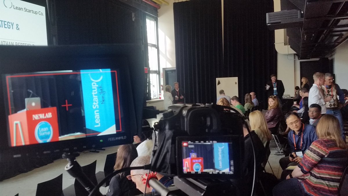 UpstartMediaSF's tweet photo. Back in NYC, about to start filming @leanstartup #NewYorkCity Conf @NewLab. Beautiful space! Great content. #Gh4Users #BrooklynLove https://t.co/cfUEmHCO8r
