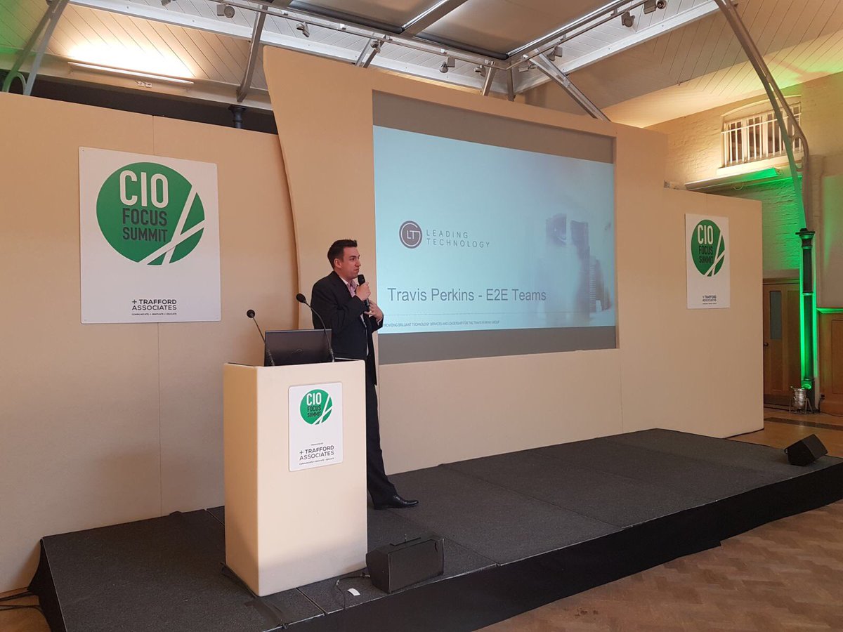 CIOFocusSummit's tweet image. LIVE NOW - Travis Perkins share their migration to E2E #ciofs