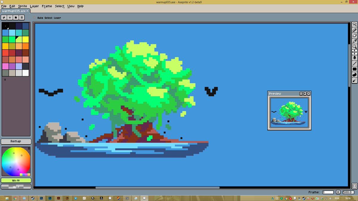 bakudas's tweet photo. Warmup session! #35
more work to make this palette even better
https://t.co/SCXzrfkd9A
#pixelart #gameart #GameDev #bkd32 https://t.co/C9JEJ27T9v