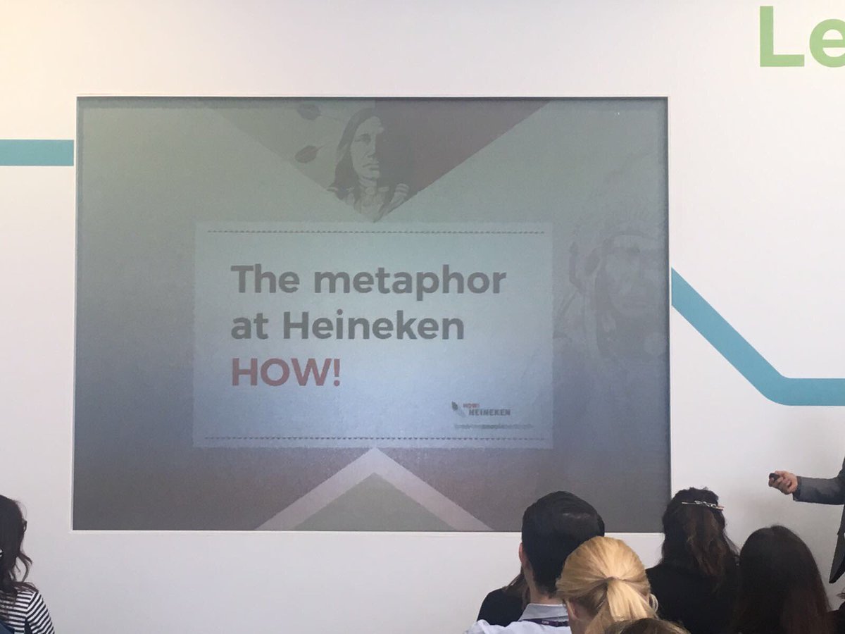 Cookiebox_SL's tweet photo. Explaining at #CIPD_Events our #Leadership Style Change Project for @Heineken_ES #methaphor #Storytelling https://t.co/ftrLfM3x7u